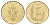 Ватикан 20 лир 1970 MCMLXX, Павел KM 120 алюминиевая бронза UNC 4697-1025