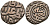 Индия 2 гани 1308 (AH711) Делийский Султанат, Alu ed-din Muhammad Shab II (1295-1315) Goron/Goenka D 233, Mitchiner 2569 биллон 192-941