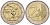 Греция 2 евро 2004 KM 209, Schoen 142 биметалл 4517-345