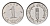 Франция 1 сантим 1968 KM 928, Le Franc 106.15 нержавеющая сталь 188-1233