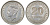 Британская Малайя 20 центов 1939 Георг VI (1937-1952) KM 5 серебро 53-357