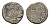 Индия, Гупта 1 драхма 375-414 Чандрагупта II ACR?867 серебро 1516-1425