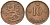 Финляндия 10 пенни 1929 KM 24 медь 4591-1113