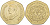 Иордания 1 динар 1995 50 лет FAO KM 62 латунь UNC 82-315