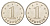 Бельгия 1 JACKPOINT ND диаметр 24 мм, вес 5,7 гр белый металл 4171-246