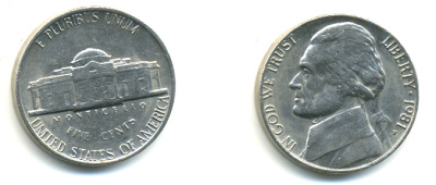 США 5 ЦЕНТОВ 1981 P, ДЖЕФФЕРСОН KM А192 медно-никель 179-726