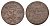Швеция 1/6 эре 1673 Карл XI (1660-1697), была в обращении на территории России KM 254 медь 4656-134