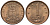 Нидерландские Антилы 1 цент 1973 Юлиана (1948-1980) KM 8 бронза UNC 4118-926