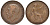 Великобритания 1 пенни 1920 Георг V (1910-1936) KM 810, Spink 4051 бронза 4123-1126