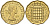 Великобритания 3 пенса 1967 Елизавета II (1952-2022) KM 900, Spink 4153 никель латунь аUNC 4571-624