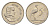 ЮАР 5 центов 1965 Ян ван Рибек (1619-1677), Suid Africa, легенда на африкаанс, райский журавль KM 67.1 медно-никель 4649-549
