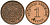 Германия 1 пфенниг 1891 A, Вильгельм II (1888-1918) KM 10, J. 10 медь aUNC 1525-223