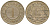 ДАНИЯ 1 СКИЛЛИНГ РИГСМОНТ 1860 ФРЕДЕРИК VII (1848-1863) KM 763 (С135) бронза 34-534