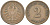 ГЕРМАНИЯ 2 ПФЕННИГА 1876 A, СТАРОГЕРБОВКА KM 2, J. 2, Weege 3 медь 212-634