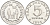 Индонезия 5 рупий 1974 FAO, программа планирования семьи KM 37 алюминий UNC 4149-631