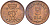 Дания 5 эре 1964 С. S, Фредерик IX (1947-1972) КМ 848.1 бронза    4177-155