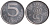 Швеция 5 крон 1977 U Карл XVI Густав (1973- ) KM 853 медно-никель UNC 59-236