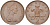Великобритания 2 пенса 1971 Елизавета II (1952-2022) KM 916, Spink 4235 (C1) бронза 4126-327