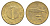 Словения 1 толар 1997 рыбы KM 4 латунь 3996-1225