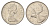 Канада 25 центов 1969 Елизавета II (1952-2022), олень KM 62b никель 4688-433