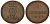Ганновер 1 пфенниг 1837 A, Эрнст Август (1837-1851) KM 173.1, AKS 126, J. 54 медь 75-516
