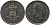 Венесуэла 2 боливара 1990 Combinations : 1 + A, Caracas mint KM 43a.1 сталь плакированная никелем 4529-352