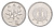Япония 1 йена 1990 Yr.65 Y ?95 алюминий 4640-834