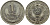 СССР 1 рубль 1991 M KM 134а.2, Федорин 48 медь никель цинк aUNC 4110-1046