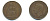 Великобритания 1 пенни 1937 Георг VI (1936-1952) KM 845, Spink 4114 бронза 89-125