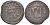 Соест 6 пфеннигов 1600-ые медь 210-112
