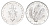 Ватикан 1 лира 1970 MCMLXX, Павел KM 116 алюминий UNC 4697-1022