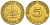 ФРГ 5 ПФЕННИГОВ 1950 J KM 107, J.382 сталь плакированная латунью 3955-657