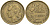 Франция 50 франков 1952 B, петух KM 918.1, Le Franc 425.5 алюминиевая бронза 4607-534