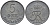Дания 5 эре 1960 C; S, Фредерик IX (1947-1972) KM 843.2 цинк 51-4126