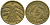 Германия 5 рейхспфеннигов 1925 A KM 39, J. 316, Weege 7 алюминиевая бронза 4516-416