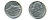 США 5 ЦЕНТОВ 1990 D, ДЖЕФФЕРСОН KM А192 медно-никель 179-747