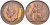 Великобритания 1 пенни 1947 Георг VI (1936-1952) KM 845, Spink 4114 бронза 4590-1235