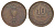 Израиль 10 прут 1949 JE 5709 KM 11 бронза 36-744