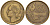 ФРАНЦИЯ 20 ФРАНКОВ 1952 В, ПЕТУХ, 4 ПЕРА В ХВОСТЕ KM 917.2, LE FRANC 402.10 алюминиевая бронза 117-913