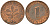 ФРГ 1 пфенниг 1983 J KM 105, J. 380 сталь плакированная медью    4598-627