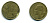 ФРАНЦИЯ 20 ФРАНКОВ 1953 4 ПЕРА KM 917.1 алюминиевая бронза 84-832