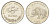 Хорватия 5 кун 2012 бурый медведь, четный год KM 23 медь цинк никель    4660-427