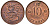 Финляндия 10 пенни 1938 KM 24 медь 51-3045