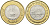 Индия 10 рупий 2012 60 лет Парламенту KM 407 биметалл UNC 95-152