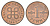 Финляндия 1 пенни 1963 KM 44 медь aUNC 4627-1024