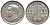 Австралия 3 пенса 1951 m, Георг VI (1937-1952), без букв KM 44 серебро 71-359