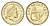 Гернси 1 фунт 2001 KM 110 никель латунь UNC 4660-845