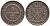 ИТАЛИЯ, САРДИНИЯ 3 ЧЕНТЕЗИМО 1826 EAGLE HEAD KM 100.2 медь 34-242