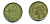 ФРАНЦИЯ 20 ФРАНКОВ 1951 ПЕТУХ, 4 ПЕРА KM 917.1, LE FRANC 402.7 алюминивая бронза 84-822