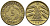 ГЕРМАНИЯ 5 РЕЙХСПФЕННИГОВ 1925 D KM 39, J. 316 алюминиевая бронза 39-546